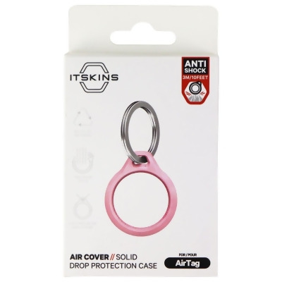 ITSKINS Solid Air Cover Drop Protection Case for Apple AirTag - Light Pink 