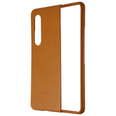 Samsung Leather Protective Cover for Galaxy Z Fold3 5G - Camel (EF-VF926LAEGUS) 