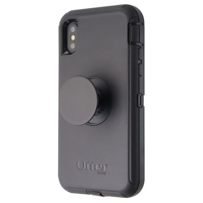 Otter + Pop Defender Series Screenless Phone Case for iPhone Xs / X - Black 