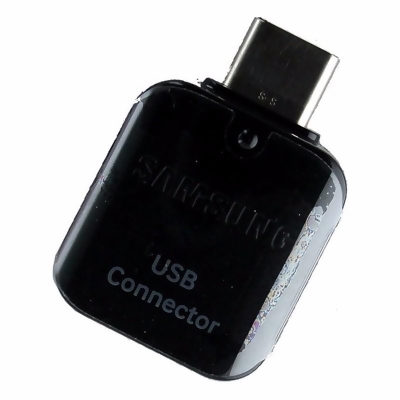 Samsung OEM On-The-Go OTG (USB) to (USB-C) Adapter - Glossy Black 
