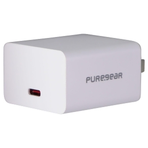UPC 810032995041 product image for Puregear 25-Watt LightSpeed Wall Charger with Single Usb-c Port - White - All | upcitemdb.com