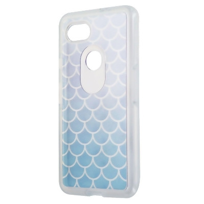 OtterBox Symmetry Series Hybrid Case for Google Pixel 2 XL - Clear / Blue Scales 