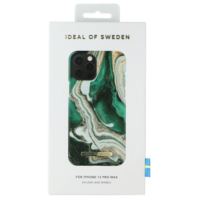 iDeal of Sweden Printed Case for Apple iPhone 12 Pro Max - Golden Jade Marble 