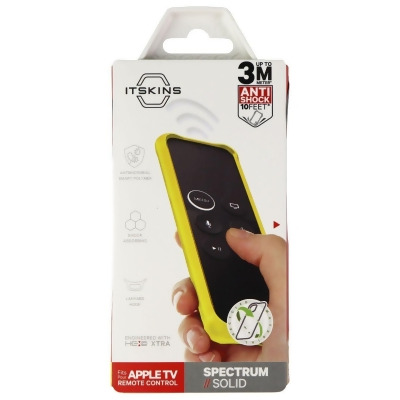 ITSKINS Spectrum Solid Cover for Apple TV Remote Control - Yellow 