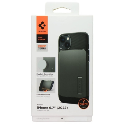 Spigen Slim Armor Case for MagSafe for Apple iPhone 14 Plus - Gunmetal/Black 