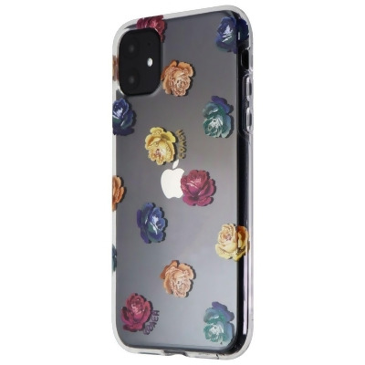 Coach Dreamy Peony Hybrid Case for Apple iPhone 11 - Clear/Rainbow/Glitter 