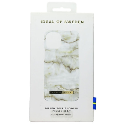 iDeal of Sweden Hard Case for Apple iPhone 12 mini - Golden Pearl Marble 