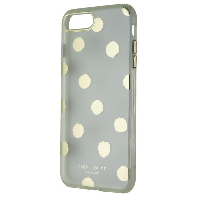 Sugar Paper Printed Case for Apple iPhone 7 Plus - Clear/Gold Dots 