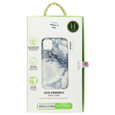 Unique London Eco-Friendly Case for Apple iPhone 12 mini - Gray Marble 