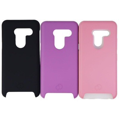 Nimbus9 LifeStyle Kit PRO 3 Case Combo for LG G8 ThinQ - Pink/Purple/Black/Frost 