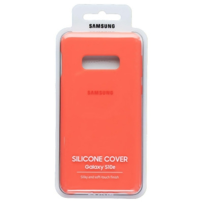 Samsung Official Silicone Cover for Galaxy S10e - Coral Red 