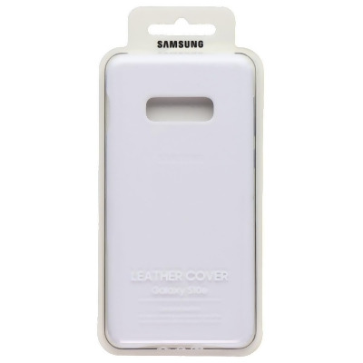 Samsung Official Leather Cover for Samsung Galaxy S10e - White 
