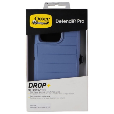 OtterBox Defender Pro Case for MagSafe for iPhone 15 Pro - Baby Blue Jeans 