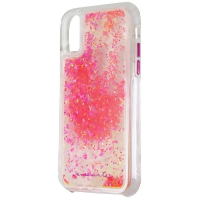 Case-Mate Liquid Glitter Waterfall Case for Apple iPhone Xs / iPhone X - Pink 