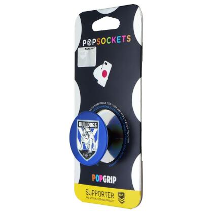PopSockets PopGrip Expanding Stand Grip w/ Swap Top - NRL Canterbury Bulldogs 