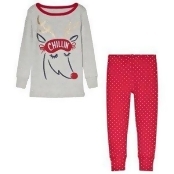 Gap Gap Light Heather Grey Reindeer Print Pyjamas 8 (8 Years) Gap Gap Light Heather Grey Reindeer Print Pyjamas 8 (8 Years)