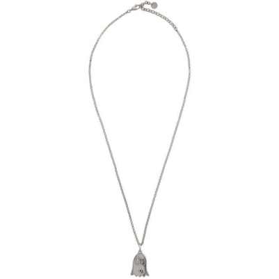 Gucci Silver GucciGhost Necklace
