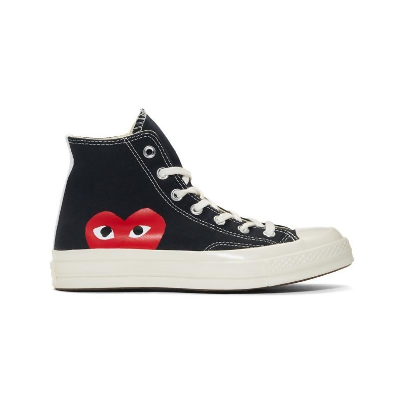 converse half red half white