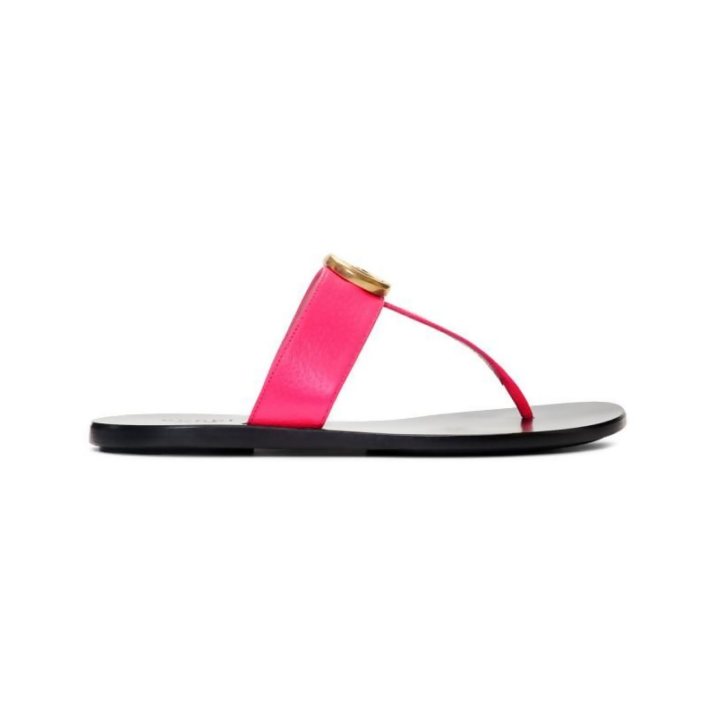 gucci pink gg sandals