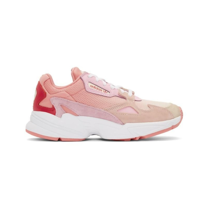 adidas women's falcon suede & leather lace up sneakers