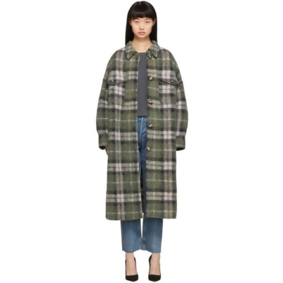 isabel marant plaid coat