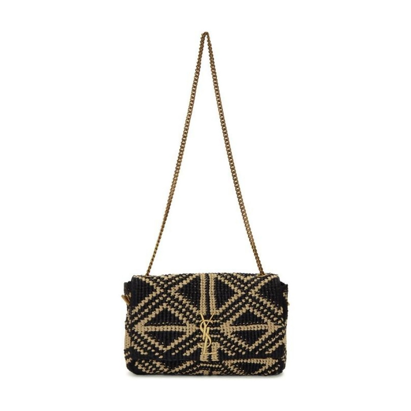 saint laurent straw tote