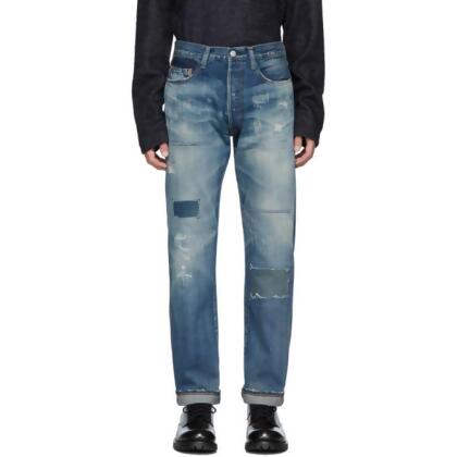 levi's 501 customized jeans