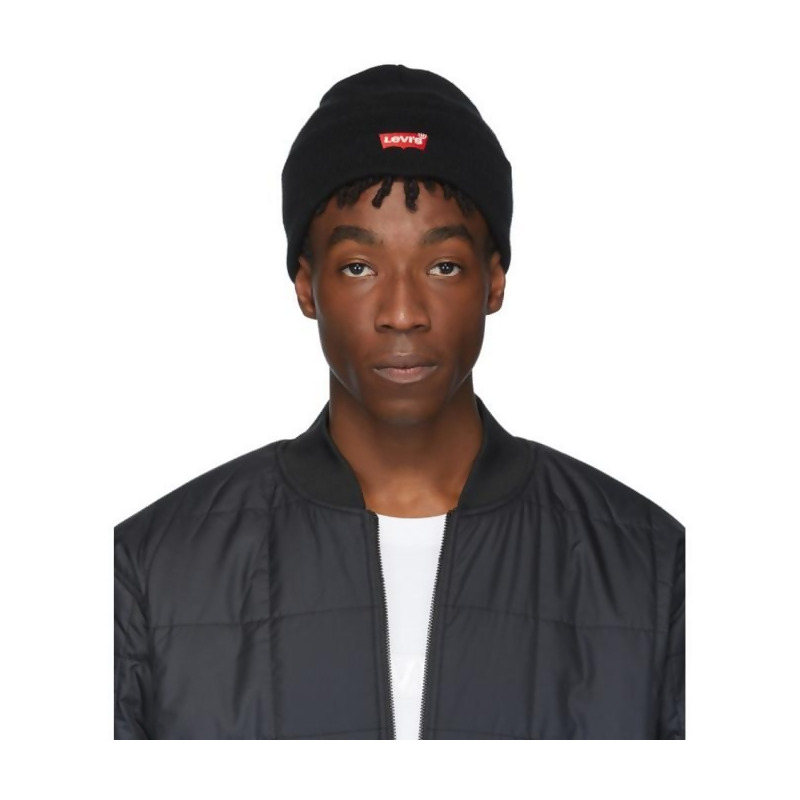 levi's black beanie