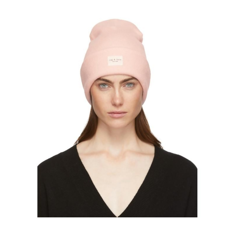 Rag And Bone Pink Addison Beanie From Ssense At Shop Com Au