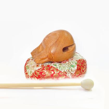 台灣禾豐工藝製木魚-櫸木木魚 