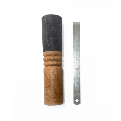 尼泊爾頌缽棒-長18cm頌缽棒 (皮包，大) 