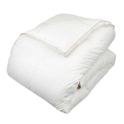 Glucksberg European Goose Down Comforter Queen In White From Bed
