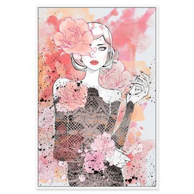 Marmont Hill Floral Girl 60 Inch X 40 Inch Canvas Wall Art From Bed Bath Beyond Canada At Shop Com Ca