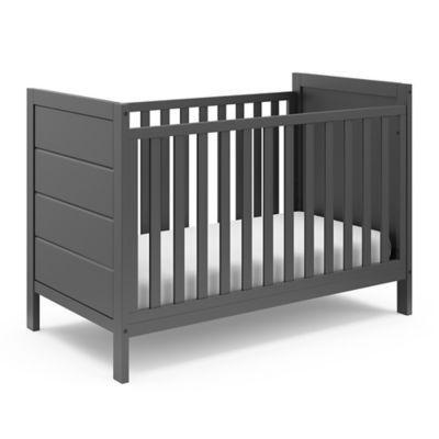 Storkcraft Nestling 3 In 1 Convertible Crib In Grey From Bed Bath