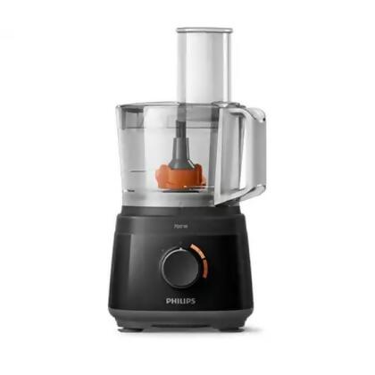 Philips HR7320/11 Food Processor 700W, 2-In-1 Disc, 19 Functions (Black) 