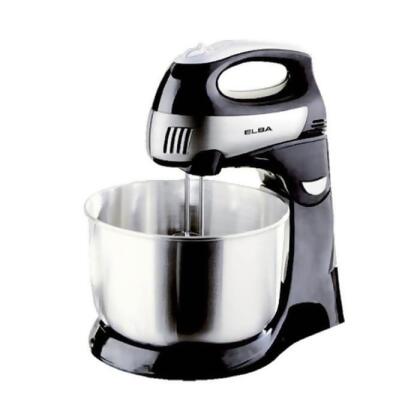 Elba ESMB-9925(SS) Stand Mixer 300W 4.2L SS Bowl Black 