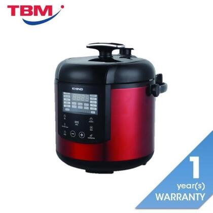 [CLEARANCE] Khind PC6000 Pressure Cooker 6.0L 1000W Red 
