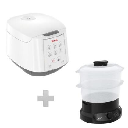 [CLEARANCE] Tefal RK7321 PLUS VC1398 Jar Rice Cooker Fuzzy Logic Spherical Pot 1.8L + VC1398 