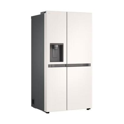 LG GC-L257KQKW Side By Side Fridge 635L Smart Inverter Linear Cooling Beige Metal 