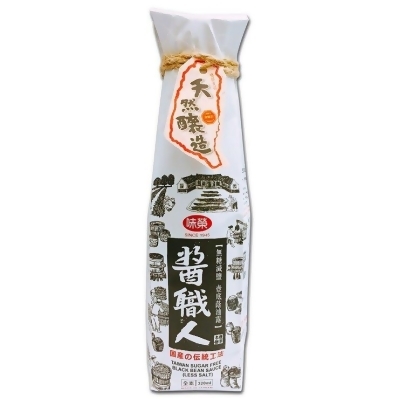 台灣無糖減鹽黑豆醬油 320ml 