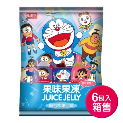 盛香珍 哆啦A夢果味果凍(綜合口味)1000gX6包入/箱
