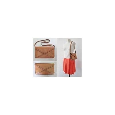 1970s Brown Leather Bag Convertible to Shoulder Bag , Envelope Clutch , Handbag / Purse from ...