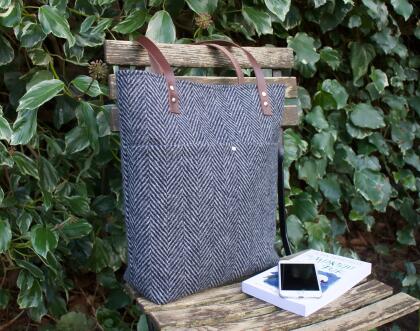 無料発送 LIDNM TWEED LARGE NEWSPAPER BAG MIX バッグ ショルダー