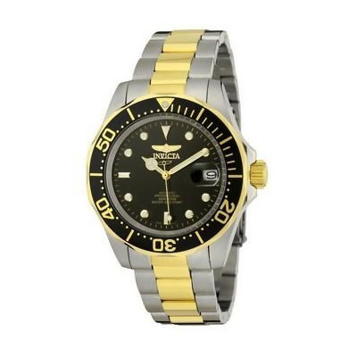 invicta pro diver black and gold