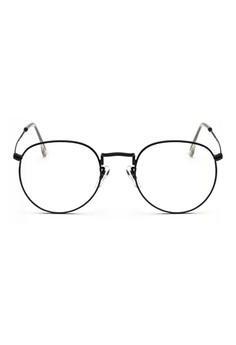 semi round glasses