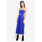 brandy bardot linen jumpsuit