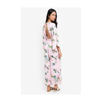 pink floral jumpsuit