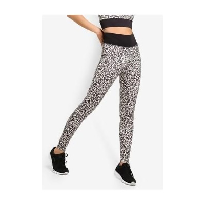 leopard print gym tights