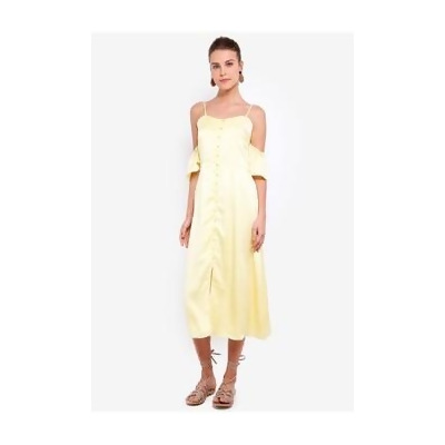 zalora yellow dress