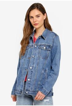 gap oversized icon denim jacket